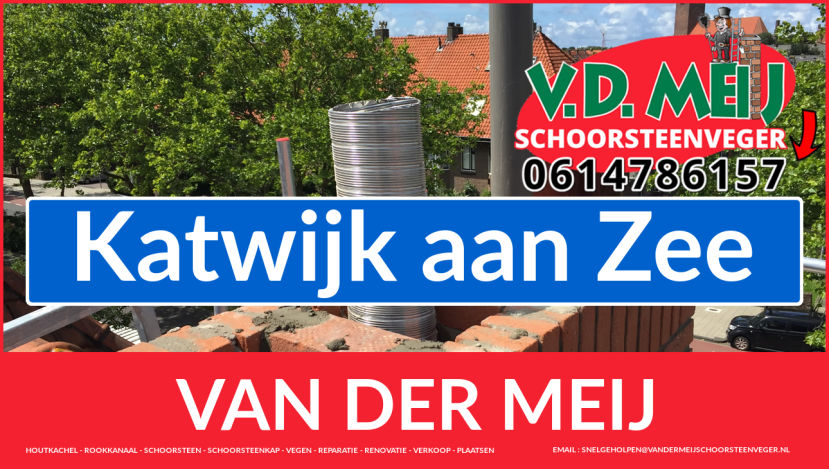 Van der Meij schoorsteenrenovatie Katwijk aan Zee Van der Meij schoorsteen restauratie in Katwijk aan Zee